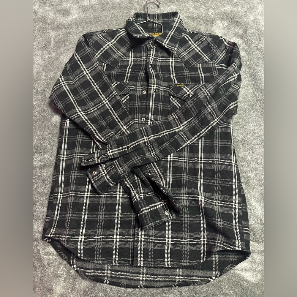 Ironheart UHF Black/White/Gray plaid Medium